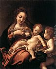Angel Wall Art - Virgin and Child with an Angel (Madonna del Latte)